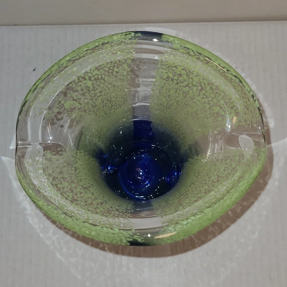 Murano Style Art Glass Vase
